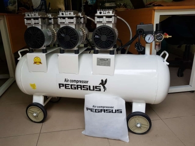 Máy nén khí không dầu giảm âm PEGASUS TM-OF750x3-180L